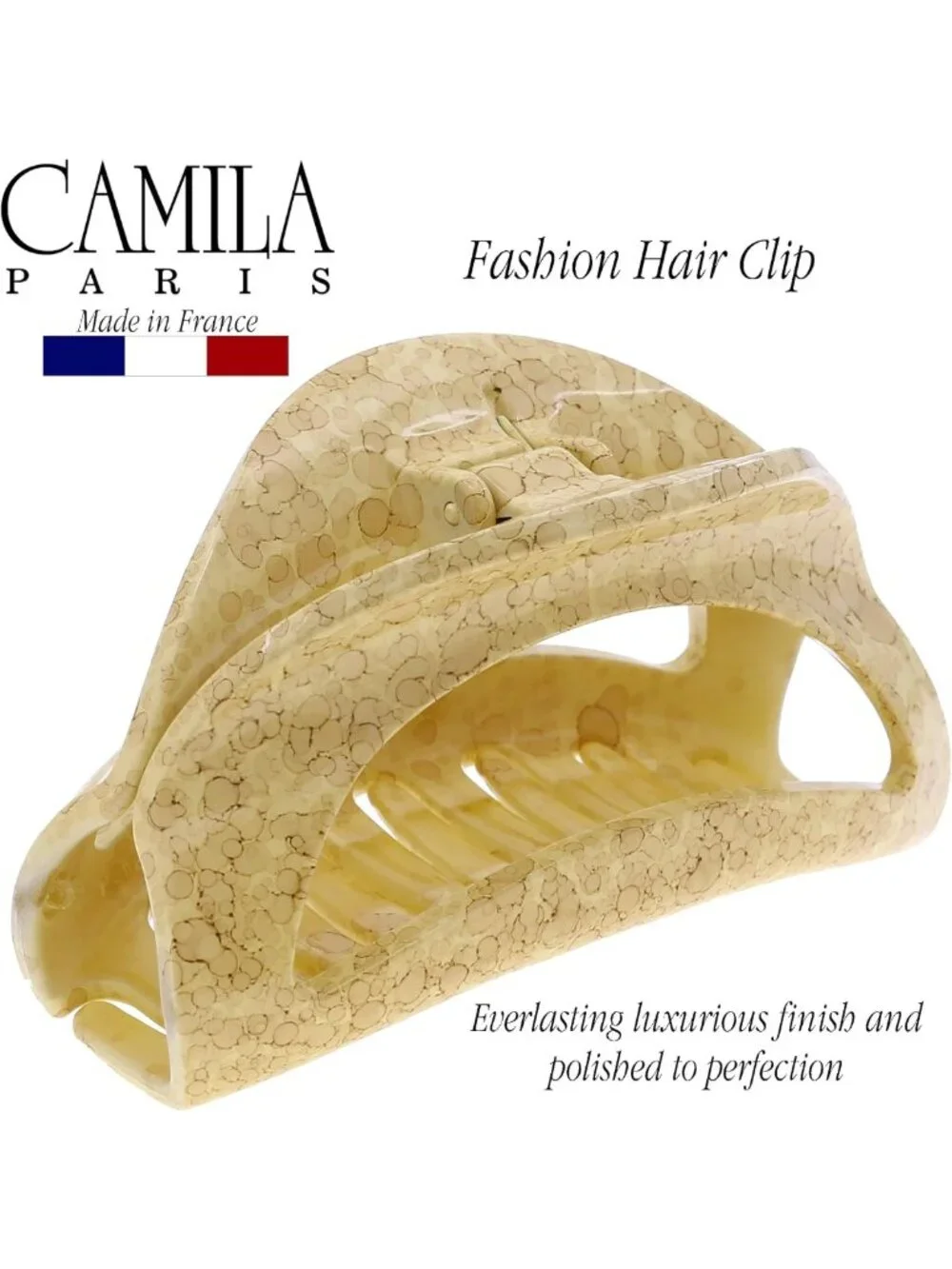 Durable Big Claw Hair Clip for Thick, Long, Curly Hair - Strong Hold, No Slip